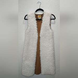 C&C California Faux Shearling Long Vest